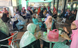 Sebahagian Peserta Muslimat Di Waktu Rehat